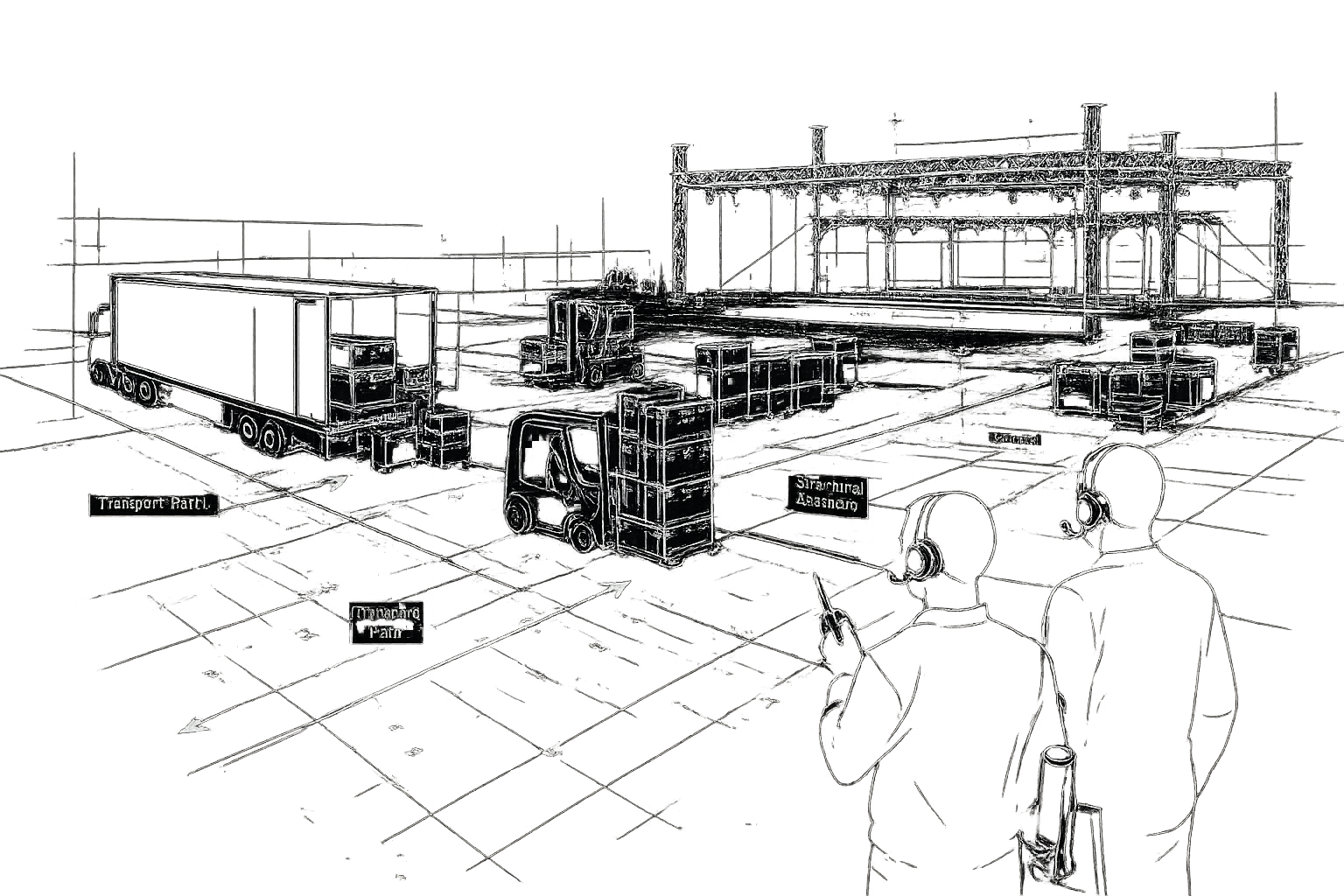 direction technique événementielle et logistique événementielle - coordination terrain